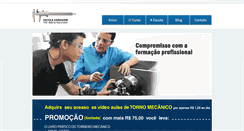 Desktop Screenshot of escoladeusinagem.com.br